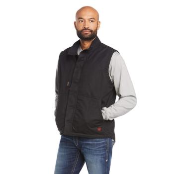 Ariat 10024030 FR Black Workhorse Insulated Vest