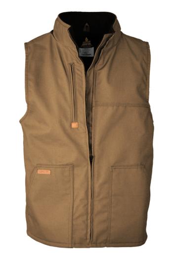 Lapco VFRWS9BR FR Fleece Lined Vests With Windshield Technology