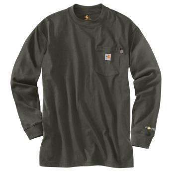 Carhartt 100235-OLV Long Sleeve FR Shirt Olive 