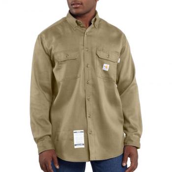 Carhartt FRS003 Flame Resistant Khaki Twill Shirt